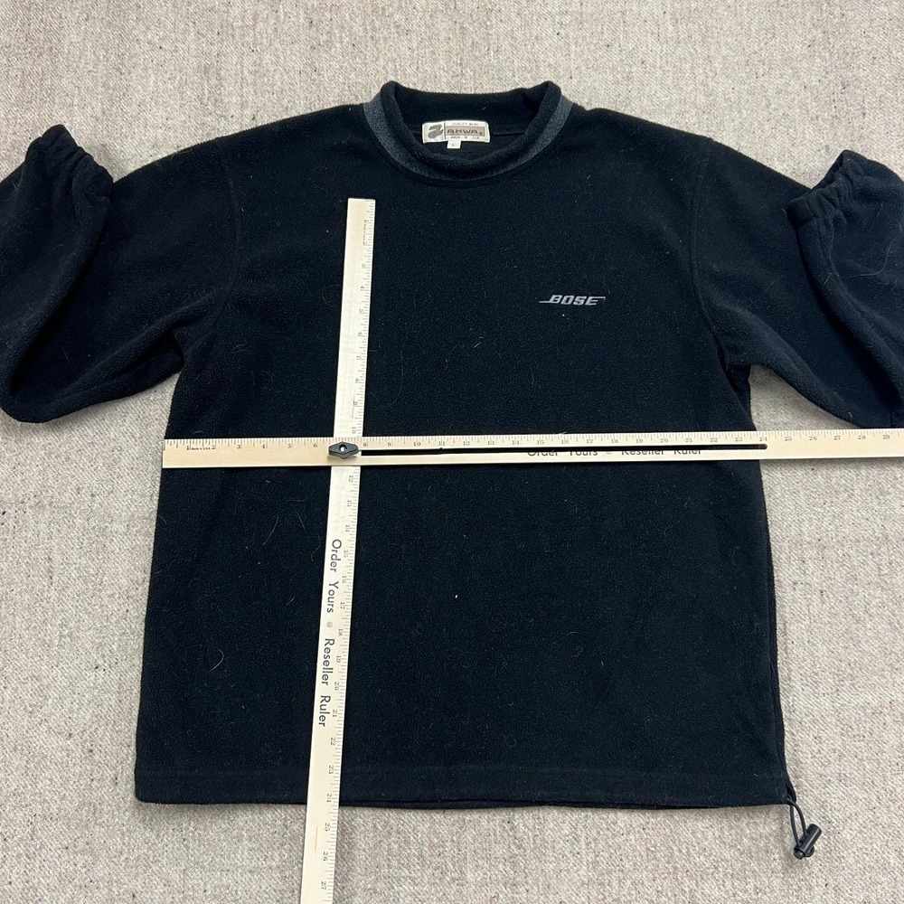 Vintage Bose Sweatshirt Mens Large Black 1990s - Picture 4 of 7